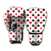 Playing Card Suits Pattern Print Boxing Gloves