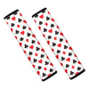 Playing Card Suits Pattern Print Car Seat Belt Covers