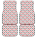 Playing Card Suits Pattern Print Front and Back Car Floor Mats