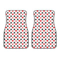 Playing Card Suits Pattern Print Front Car Floor Mats