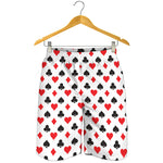 Playing Card Suits Pattern Print Men's Shorts