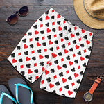 Playing Card Suits Pattern Print Men's Shorts