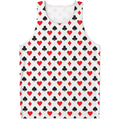 Playing Card Suits Pattern Print Men's Tank Top