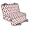 Playing Card Suits Pattern Print Pet Car Back Seat Cover