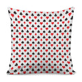 Playing Card Suits Pattern Print Pillow Cover