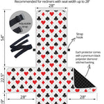 Playing Card Suits Pattern Print Recliner Protector