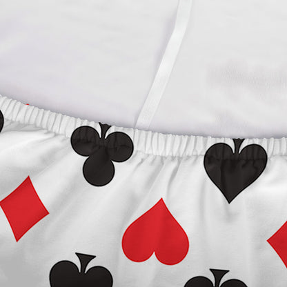 Playing Card Suits Pattern Print Sofa Cover