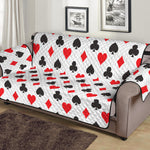 Playing Card Suits Pattern Print Sofa Protector