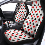 Playing Card Suits Pattern Print Universal Fit Car Seat Covers