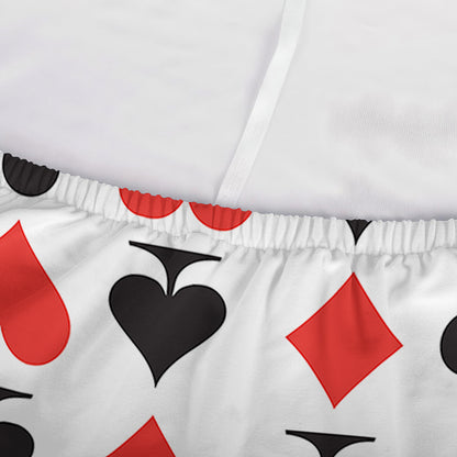 Playing Card Symbols Pattern Print Sofa Cover