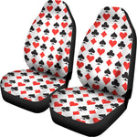 Playing Card Symbols Pattern Print Universal Fit Car Seat Covers