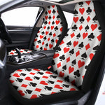 Playing Card Symbols Pattern Print Universal Fit Car Seat Covers
