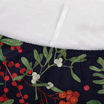 Poinsettia Flower Pattern Print Sofa Cover