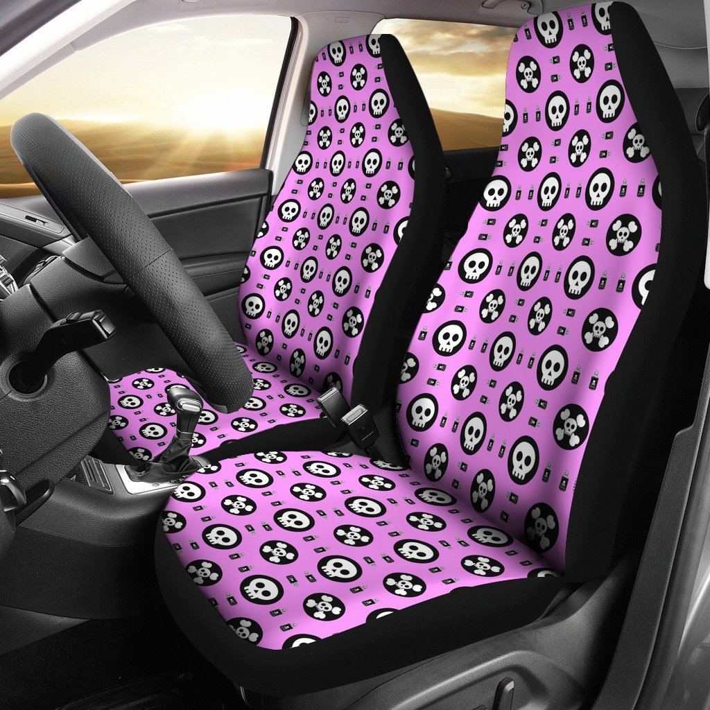 Poison Skull Universal Fit Car Seat Covers GearFrost