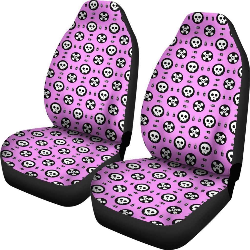 Poison Skull Universal Fit Car Seat Covers GearFrost