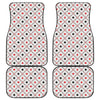 Poker Playing Card Suits Pattern Print Front and Back Car Floor Mats