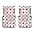 Poker Playing Card Suits Pattern Print Front Car Floor Mats