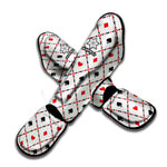 Poker Playing Card Suits Pattern Print Muay Thai Shin Guard