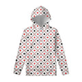 Poker Playing Card Suits Pattern Print Pullover Hoodie
