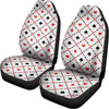Poker Playing Card Suits Pattern Print Universal Fit Car Seat Covers
