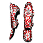 Polar Bear And Snowflake Pattern Print Muay Thai Shin Guard