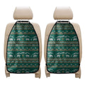 Polar Bear Knitted Pattern Print Car Seat Organizers