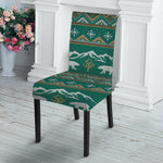 Polar Bear Knitted Pattern Print Dining Chair Slipcover