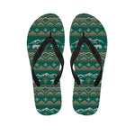 Polar Bear Knitted Pattern Print Flip Flops