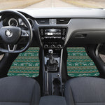 Polar Bear Knitted Pattern Print Front Car Floor Mats