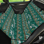 Polar Bear Knitted Pattern Print Pet Car Back Seat Cover