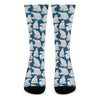 Polar Bear On Ice Pattern Print Crew Socks