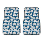 Polar Bear On Ice Pattern Print Front Car Floor Mats