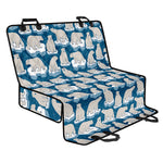 Polar Bear On Ice Pattern Print Pet Car Back Seat Cover