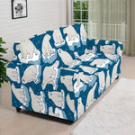 Polar Bear On Ice Pattern Print Sofa Cover