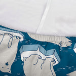 Polar Bear On Ice Pattern Print Sofa Cover