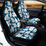 Polar Bear On Ice Pattern Print Universal Fit Car Seat Covers