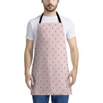 Polar Bear Reading Book Pattern Print Apron