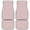 Polar Bear Reading Book Pattern Print Front and Back Car Floor Mats