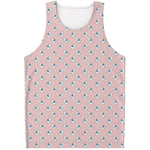 Polar Bear Reading Book Pattern Print Men's Tank Top