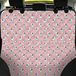 Polar Bear Reading Book Pattern Print Pet Car Back Seat Cover