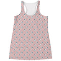 Polar Bear Reading Book Pattern Print Women's Racerback Tank Top