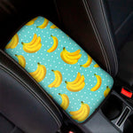 Polka Dot Banana Pattern Print Car Center Console Cover