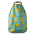 Polka Dot Banana Pattern Print Car Seat Organizers