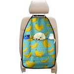 Polka Dot Banana Pattern Print Car Seat Organizers