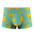 Polka Dot Banana Pattern Print Men's Boxer Briefs