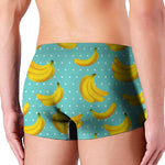 Polka Dot Banana Pattern Print Men's Boxer Briefs