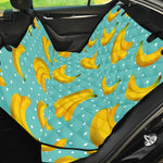 Polka Dot Banana Pattern Print Pet Car Back Seat Cover