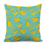 Polka Dot Banana Pattern Print Pillow Cover