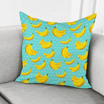Polka Dot Banana Pattern Print Pillow Cover