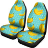 Polka Dot Banana Pattern Print Universal Fit Car Seat Covers